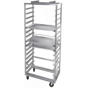 "Channel 413S-OR 28 1/2""W 12 Sheet Pan Rack w/ 5"" Bottom Load Slides, Stainless Steel"