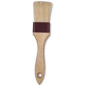 "Vollrath 458 1 1/2"" Flat Pastry Brush - Boar Bristle"