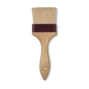 "Vollrath 463 3"" Pastry Brush - Boar Bristle, Flat, Wood"