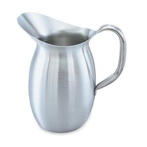 Vollrath 82030 100 oz Stainless Steel Pitcher w/ Satin Finish, 3 1/8 Quart, Silver