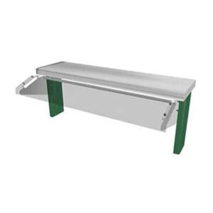 "Duke TS530-46-1SN 45 5/8"" Sneeze Guard, Single Service Buffet Style w/ Acrylic End Guards"