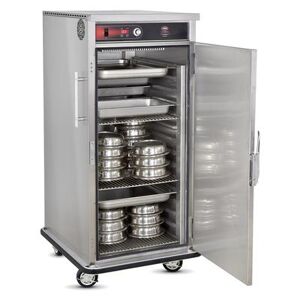 FWE UHST-GN-4860-BQ Ultra-Universal Full Height Insulated Mobile Heated Cabinet w/ (15) Pan Capacity, 120v, 15 Pan Capacity, Stainless Steel