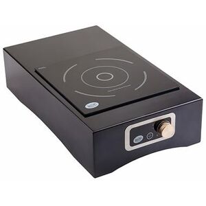 "Tablecraft CWACTION7BRATCL Countertop Induction Range w/ (1) Burner, 25 1/4"" x 14 1/4"" x 5 3/4"", Brushed Finish, Clear"