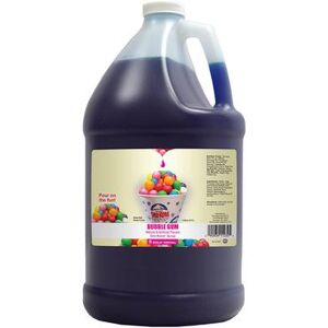 Gold Medal 1232 Bubble Gum Snow Cone Syrup, Ready-To-Use, (4) 1 gal Jugs