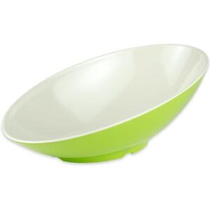 GET B-797-KL Keywest 1 1/10 qt Oval Melamine Fruit Bowl, Green, Key Lime Green