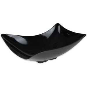 GET ML-220-BK San Michele 4 qt Rectangular Melamine Serving Bowl, Black