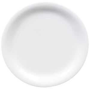 "GET NP-6-DW Diamond White 6 1/2"" Round Melamine Dessert Plate, White, Break Resistant"