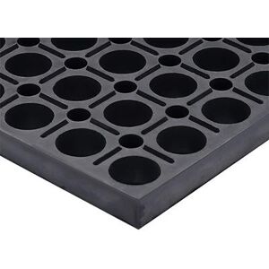 Cactus Mat 4420-CC VIP Duralok Mat - Center, 3' x 5', Black, Anti-Fatigue, Anti-Slip