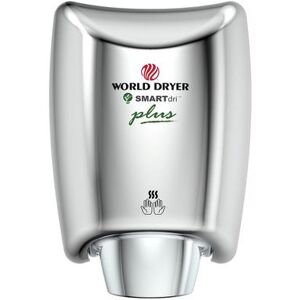 World Dryer K-972P2 Automatic Hand Dryer w/ 10 Second Dry Time - Polished Stainless, 120v, Silver