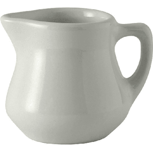 Tuxton BWR-035 DuraTuxÂ© 3 1/2 oz DuraTux Creamer - Ceramic, American White