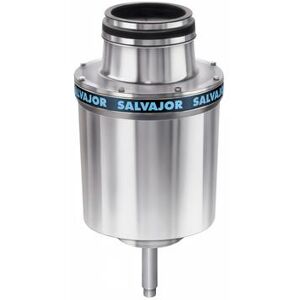 Salvajor 300-SA-ARSS Disposer Package, Sink/Trough Mount, Auto Reverse, 3 HP, 208/3 V, Chrome, 208 V