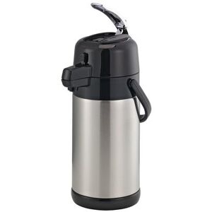 Service Ideas SECAL22S 2 1/5 Liter Lever Action Airpot, Stainless Steel Liner, Silver