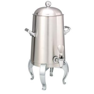 Service Ideas URN15VBSRG 1 1/2 gal Low Volume Dispenser Coffee Urn w/ 1 Tank, Thermal, Vacuum Insulation, Silver