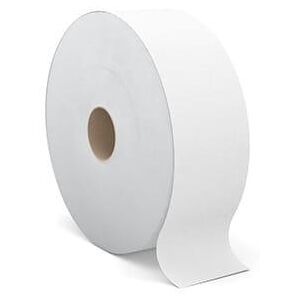 Cascades Pro T260 2-ply Jumbo Roll Toilet Paper - 1400', White, 100 Percent Recycled Fiber