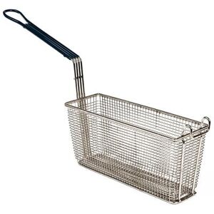 "Pitco A4514701 Fryer Basket w/ Uncoated Handle & Front Hook, 23 1/4"" x 5 3/4"" x 5 3/4"""