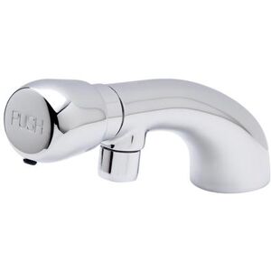 Zurn Industries Z86300-XL AquaSpec Deck Mount Single Metering Faucet w/ Push Button Handle - 1.0 gpm Spray Outlet