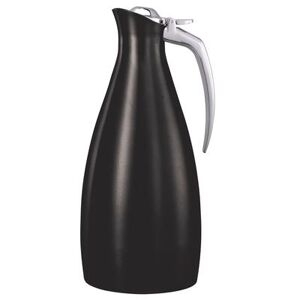 Service Ideas ALTU10BSBX 1 liter Altus Beverage Server w/ Push Button Lid - Stainless Liner, Black Onyx