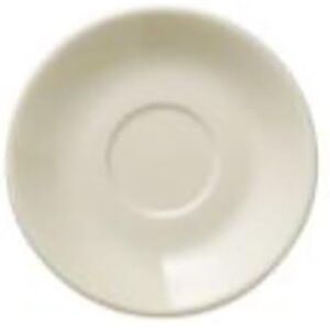 "Libbey 740-901-678 6 3/4"" Round Porcelana Jumbo Saucer - Porcelain, Cream White"