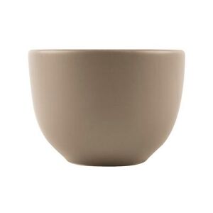 Libbey DRI-9-S 10 oz Round Driftstone Bouillon Bowl - Porcelain, Sand, Brown