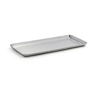 "Front of the House RTR037BSS22 Rectangular Mod Tray - 10"" x 4 1/2"", Stainless Steel"