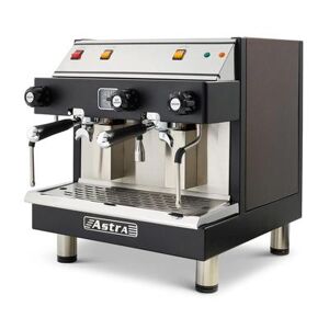 Astra M2CS 019 Semi Automatic Commercial Espresso Machine w/ (2) Groups, (2) Steam Valves, & (1) Hot Water Valve - 220v/1ph, Semi-Automatic, Compact