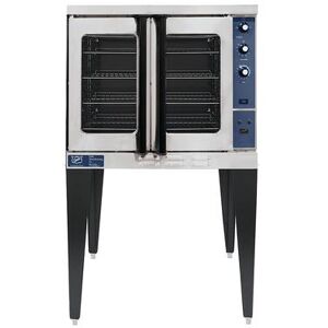 Duke E101-E Single Full Size Electric Commercial Convection Oven - 11kW, 208v/1ph, 5 Full-size Pan Capacity, Stainless Steel