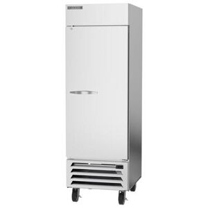 "Beverage Air HBR23HC-1 Horizon Series 27 1/4"" 1 Section Reach In Refrigerator, (1) Right Hinge Solid Door, 115v, Silver"