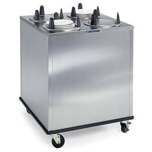 "Lakeside 5407 32"" Mobile Dish Dispenser w/ (4) Columns, Stainless, Silver"