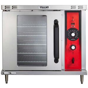 Vulcan ECO2D Single Half Size Electric Commercial Convection Oven - 5.5 kW, 208v/1ph, 5 Half-size Pan Capacity, Stainless Steel