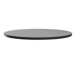 "Correll CT60R-15-09 60"" Round Cafe Breakroom Table Top, 1 1/4"" High Pressure, Gray Granite, 1.25 in"