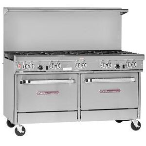 "Southbend 4601AD-3TL 60"" 4 Burner Commercial Gas Range w/ Griddle & (1) Standard & (1) Convection Ovens, Liquid Propane, Stainless Steel, Gas Type: LP, 115 V"