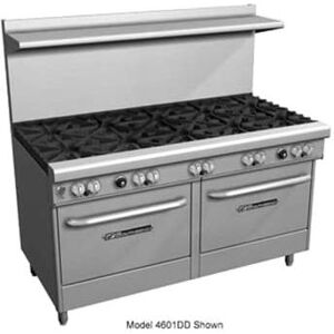 "Southbend 4602AA-3GL 60"" 4 Burner Commercial Gas Range w/ Griddle & (2) Convection Ovens, Liquid Propane, Stainless Steel, Gas Type: LP, 115 V"