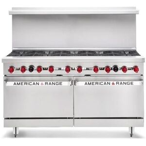 "American Range AR-36G-4B-NVL-126R 60"" 4 Burner Commercial Gas Range w/ Griddle & (1) Standard & (1) Innovection Ovens, Natural Gas, Stainless Steel, Gas Type: NG"