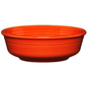 Fiesta HL460338 14 1/4 oz Round Fiesta Bowl - China, Poppy, Orange