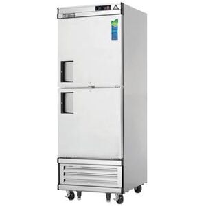 "Everest Refrigeration EBWRH2 29 1/4"" 1 Section Reach In Refrigerator, (2) Right Hinge Solid Doors, 115v, Silver"