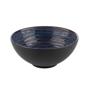 Libbey APS85037 33 oz Round Melamine Bowl, Grey/Blue