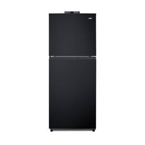 "Summit BKRF1087B 24"" Break Room Refrigerator & Freezer - Black, 115v"