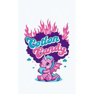 "Gold Medal 3056 Baby Unicorn Dragon Design Cotton Candy Bag - 12"" x 18"""