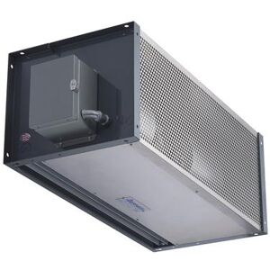 "Berner IDC12-3096E Industrial Series 96"" Heated Air Curtain - (1) Speed, Aluminum, 208v/3ph, Silver"