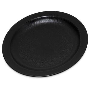 "Carlisle PCD20603 6 1/2"" Round Plastic Salad Plate, Black"