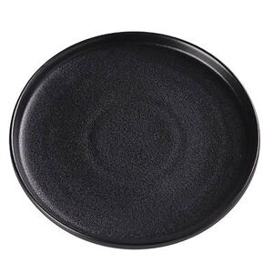 "Yanco NB-108 8 1/4"" Round Plate - Ceramic, Noble Black"