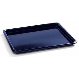 "Merrychef P40C1157 Enamel Baking/Roasting Tray for e5 Ovens - 17"" x 13 1/5"", Blue"