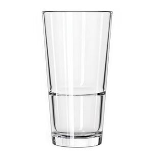 Libbey 15730 17 1/4 oz DuraTuff Restaurant Basics Stackable Pub Glass, 24/Case, Clear