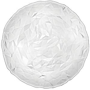 "Steelite 4990Q812 13"" Diamond Round Charger Plate - Glass, Clear"