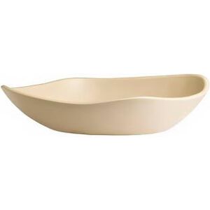 Steelite 7004DD012 Delfin 1 3/4 qt Irregular Melamine Serving Bowl, Marisol Starfish, Beige