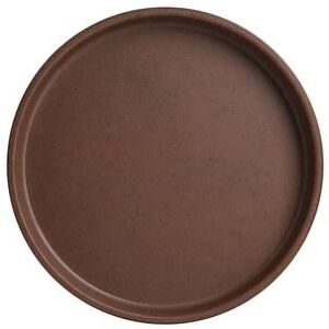 "Steelite 7180TM501 Creations Cali 6 1/4"" Melamine Plate, Redwood, Brown"