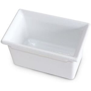 "Bugambilia CIH1/9D-WW 4""D Ninth Size Food Pan - Resin Coated Aluminum, White, 1/9 Size"