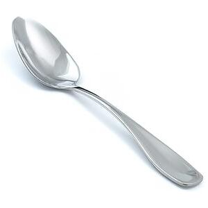 "Front of the House FDS004MSS23 7 1/4"" Dinner Spoon with 18/10 Stainless Grade - Cameron Pattern, Mirrored, Silver"