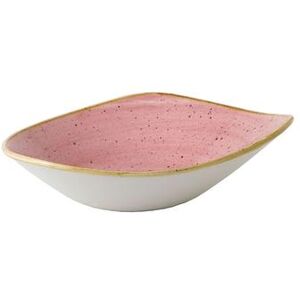 Churchill SPPSTRB91 21 oz Triangular Stonecast Bowl - Ceramic, Petal Pink