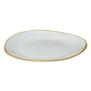 "Churchill SWHSOG111 11 1/4"" Round Stonecast Plate - Ceramic, Barley White"